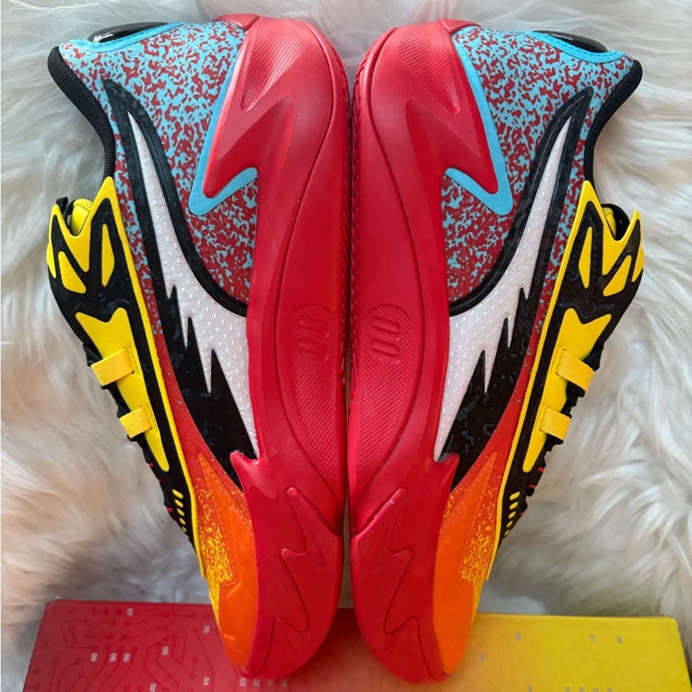 Puma Athletic Shoes - Red, Yellow, Black